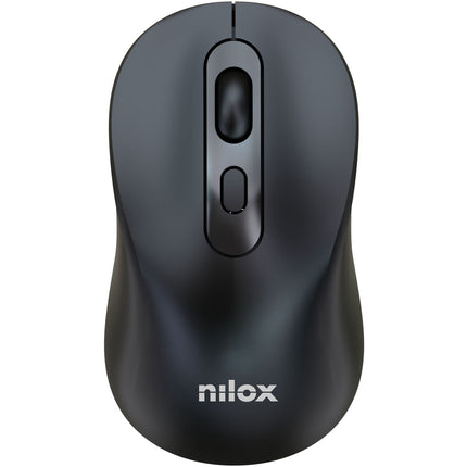 Wireless Mouse, Dual Mode (BT + 2.4 GHz), Rechargeable, Black