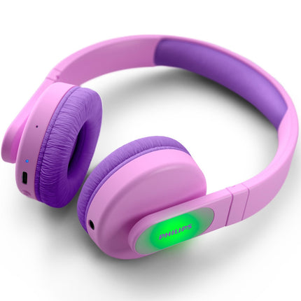 Kabellose On-Ear-Kopfhörer für Kinder Pink