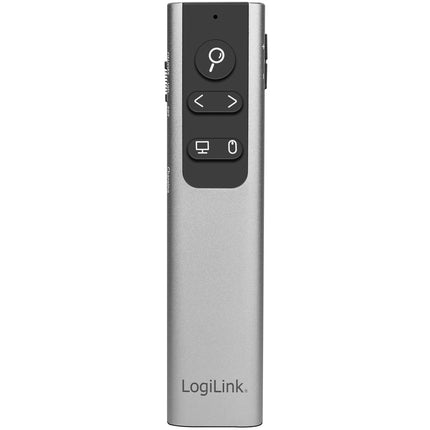 Wireless Presenter with Laser Pointer, Aluminum