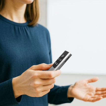 Wireless Presenter with Laser Pointer, Aluminum