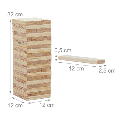 Wobbel tower in wood XL
