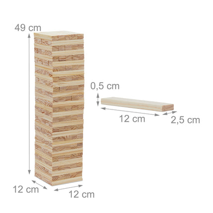 Wobbel tower in wood XXL