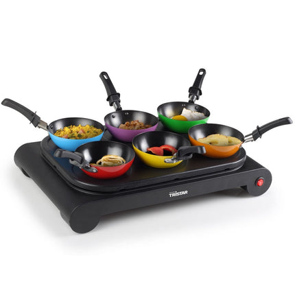 Wokset 6 poêles colorées