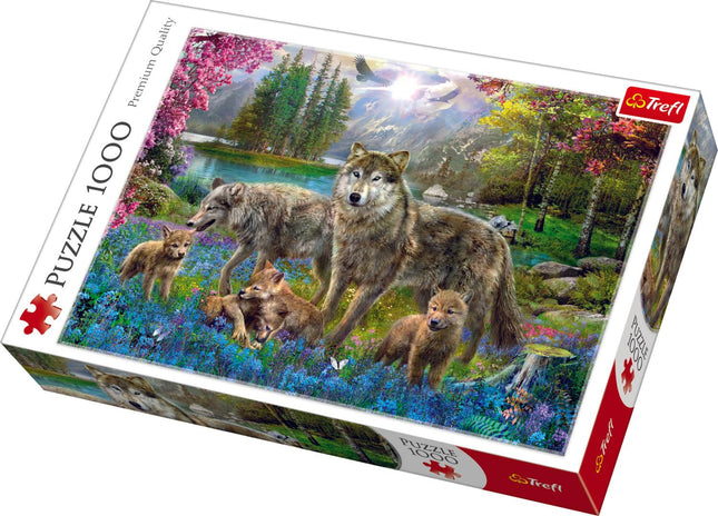 Wölfe 1000-Teile-Puzzle für Erwachsene und Kinder