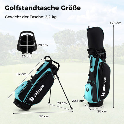 15-teiliges Damen-Golfschläger-Set mit Tasche & Regenhaube