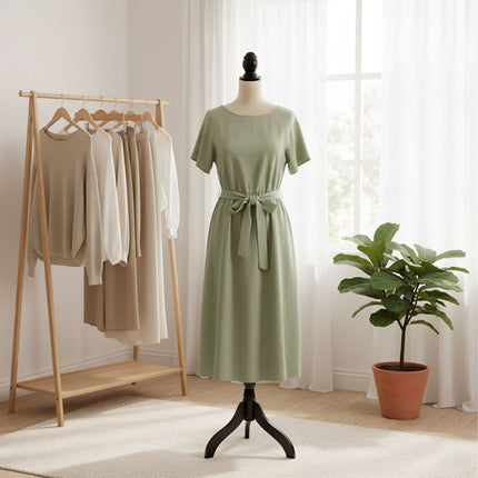 Women's Dress Form 36/38, Velvet, Adjustable Stand