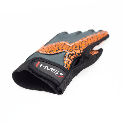 Damen Fitness-Handschuhe, Größe M, Orange/Grau