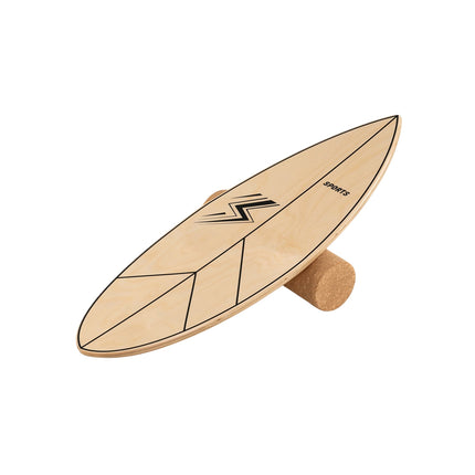 Holz-Balance Board mit Korkrolle, 11-Schicht Birkenholz
