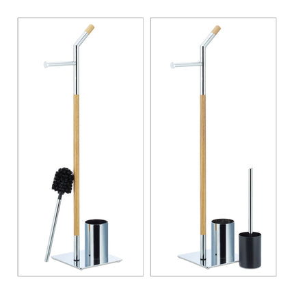 Wood & Chrome WC Accessory Set