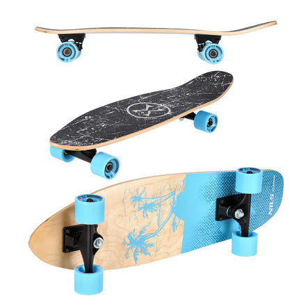 Dřevěný pennyboard, design Bahamas
