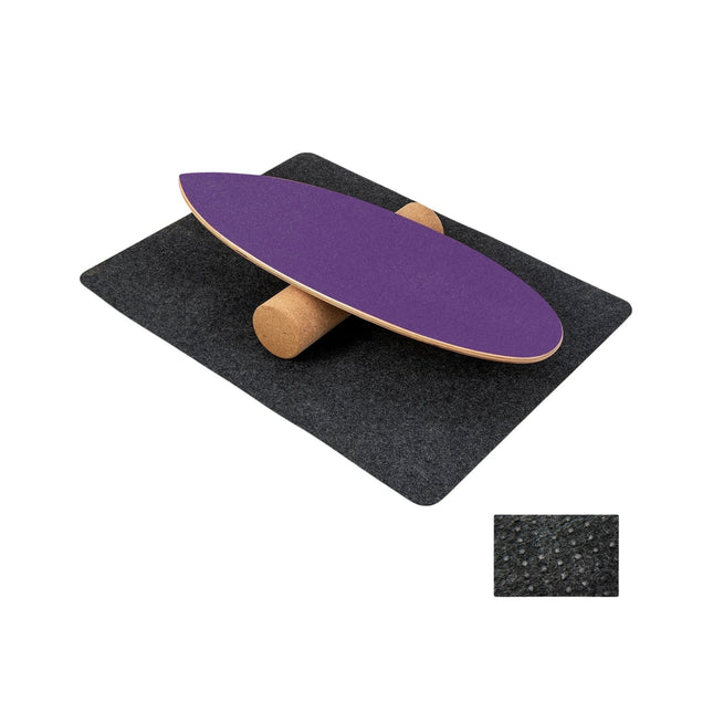 Hölzernes Balance Board Set mit Korkrolle und Filzmatte