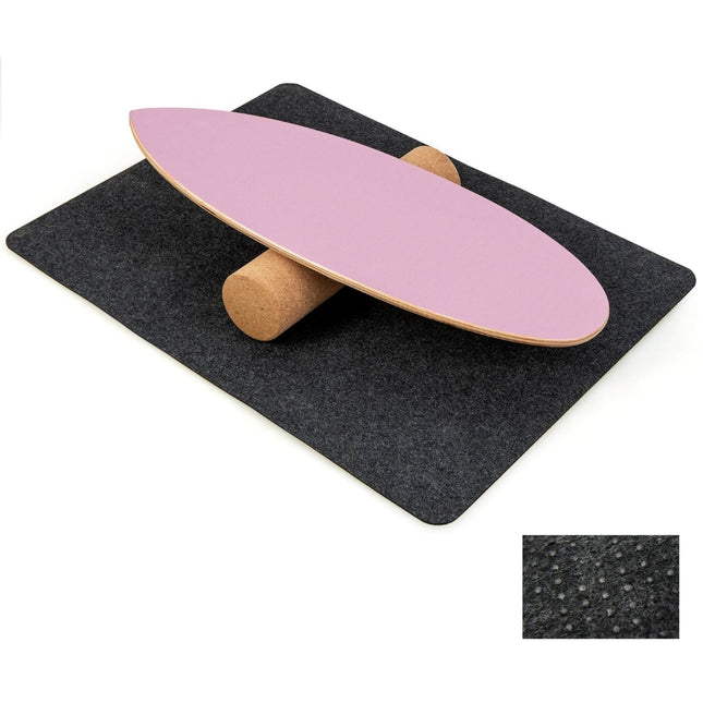 Hölzernes Balance Board Set mit Korkrolle und Matte
