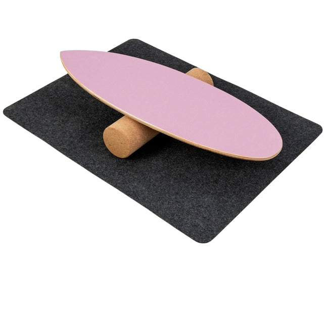 Hölzernes Balance Board Set mit Korkrolle und Matte