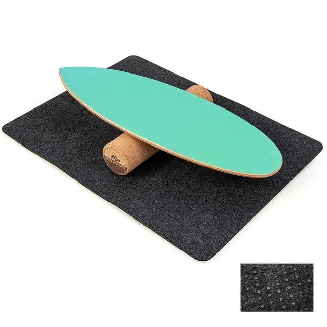 Balance Board aus Holz, Wackelbrett mit Rad und Decke, 3-in-1 Balance Board Kit, Grün