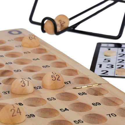 Bingo Spiel aus Holz