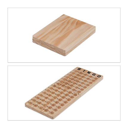 Bingo Spiel aus Holz