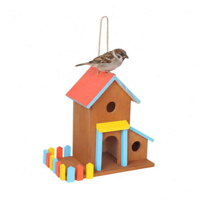 Wooden Birdhouse Feeder for Garden or Patio