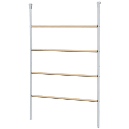 Échelle en bois pour poulailler Aire de jeux pour poules Cadre d'escalade pour poules pour 4 à 6 poules 140 x 86 x 2,5 cm Bois naturel