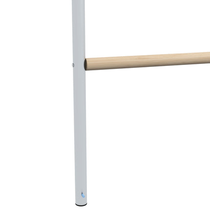 Échelle en bois pour poulailler Aire de jeux pour poules Cadre d'escalade pour poules pour 4 à 6 poules 140 x 86 x 2,5 cm Bois naturel