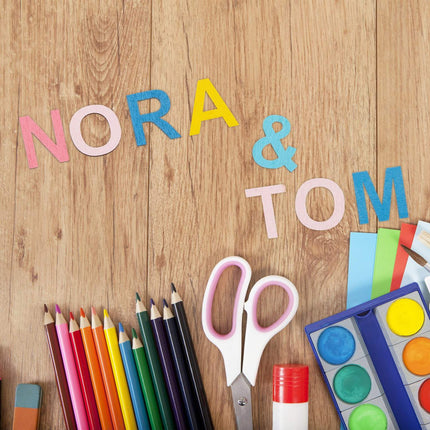 Wooden Craft Letters Set, 324 Pieces