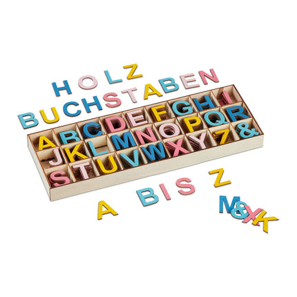 Wooden Craft Letters Set, 324 Pieces
