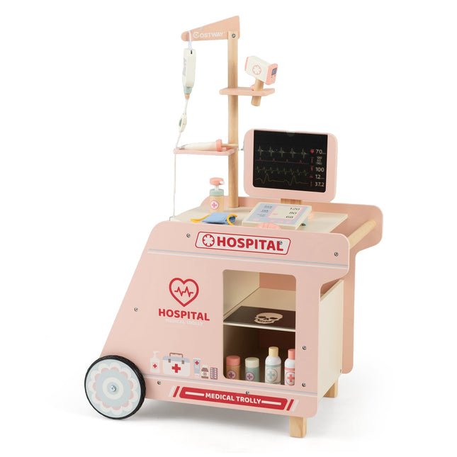 Doktorspielzeug aus Holz mit CT-Gerät & Zubehör
