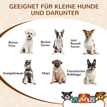 Hundehütte aus Holz mit Dach und Lüftung, klein 69cm