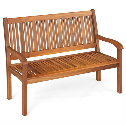 Wooden Garden Bench, 2-3 Seater, 320kg Capacity
