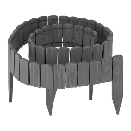 Wooden Garden Edging, Flexible, Weather-Resistant