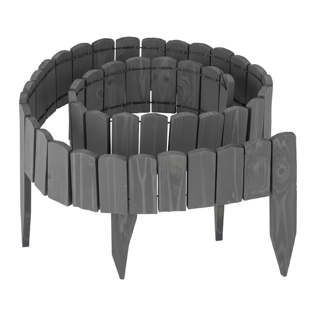 Gartenzaun aus Holz, flexibel, witterungsbeständig