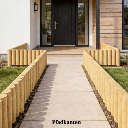 Gartenzaunelement aus Holz 176x30 cm – Tierabsperrung
