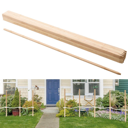 Wooden Garden Stakes, 25-Pack, 48 in Pointed Fir