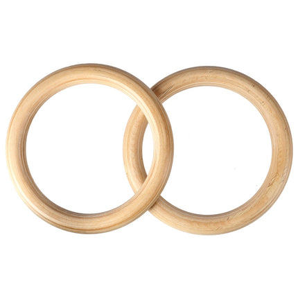 Turnringe aus Holz, verstellbare Riemen