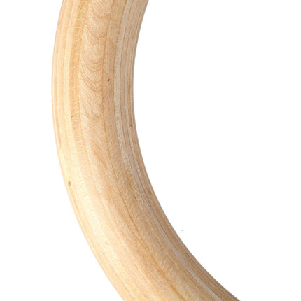 Turnringe aus Holz, verstellbare Riemen