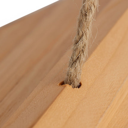 Vogelhaus zum Aufhängen aus Holz – Leicht zu reinigen, offenes Design