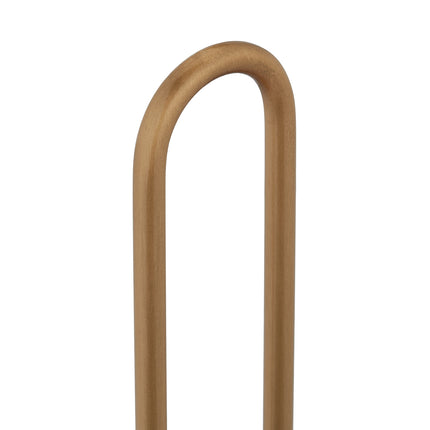 Wooden Kitchen Roll Holder with Wide Base
