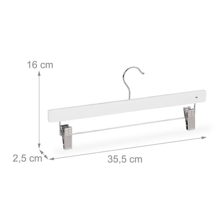 Hosenbügel Holz 12er-Set