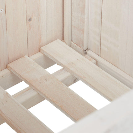 Pflanzkasten aus Holz mit Spalier, Weiß – Kletterpflanzen