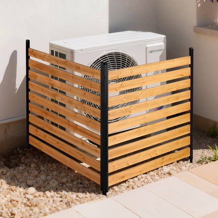 Wooden Privacy Fence Panels, 2-Pack AC Unit Screen