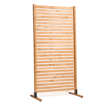 Wooden Privacy Screen 36 x 76 in, Freestanding Panel