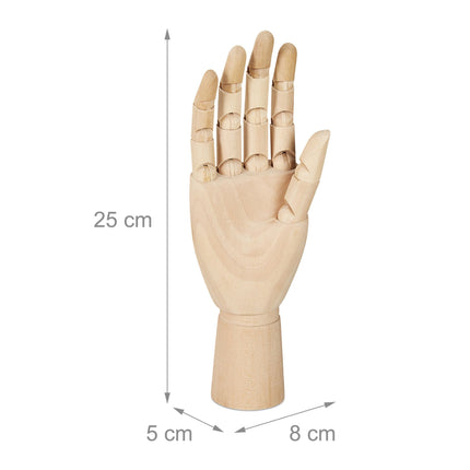 Holzrechte Hand