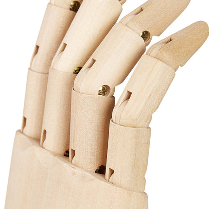 Holzrechte Hand