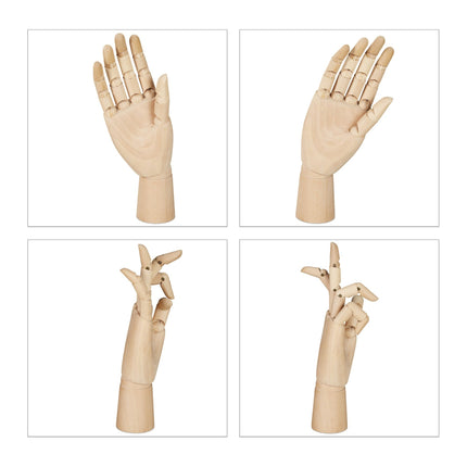Holzrechte Hand