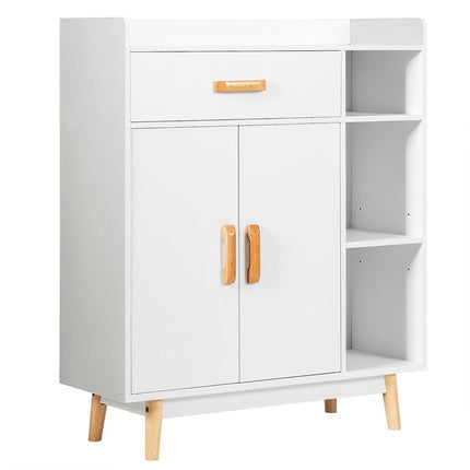 Holz-Sideboard mit Schublade und verstellbaren Einlegeböden