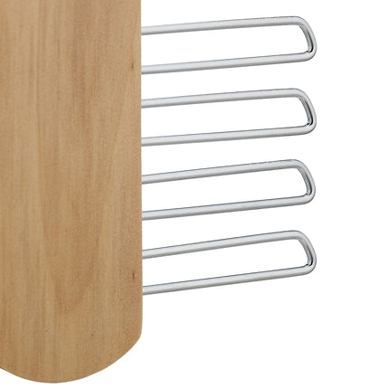 Wooden Tie Hanger – Holds 20 Ties, Wardrobe Organizer