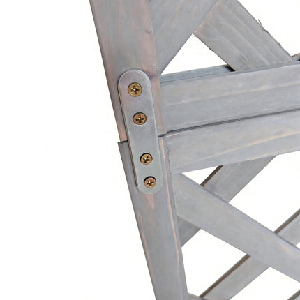 Wooden Trellis Planter Box 180 cm – Grey