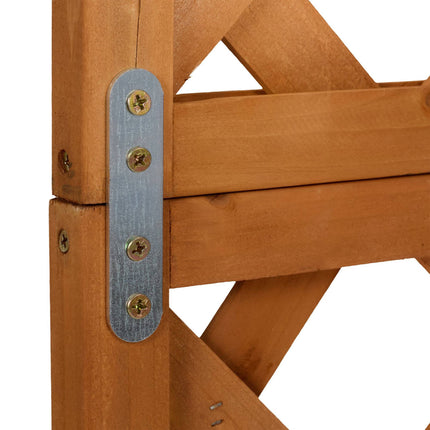 Wooden Trellis Planter Box, 180 cm, Orange