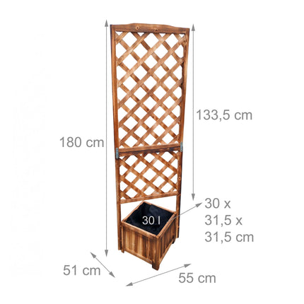 Rankkasten aus Holz, 180 cm – Verschiedene Farben