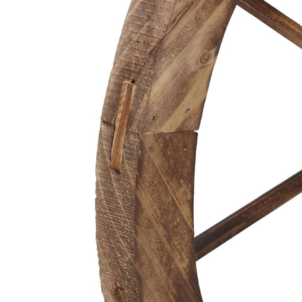 Holz-Wagenrad-Set, 2 Stück
