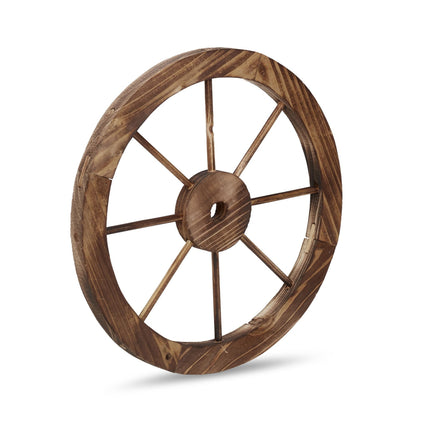 Holz-Wagenrad-Set, 2 Stück